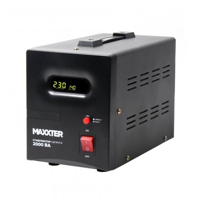 Стабілізатор напруги  Maxxter MX-AVR-S2000-01